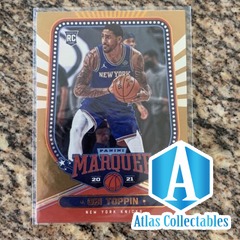 2020-21 Panini Chronicles Marquee Obi Toppin #258 BRONZE Foil Rookie RC Knicks